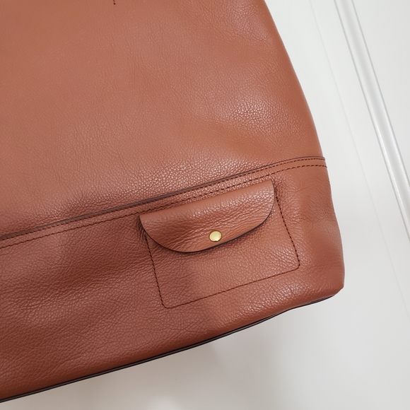J. Crew Cognac Leather Tote - Picture 5 of 13